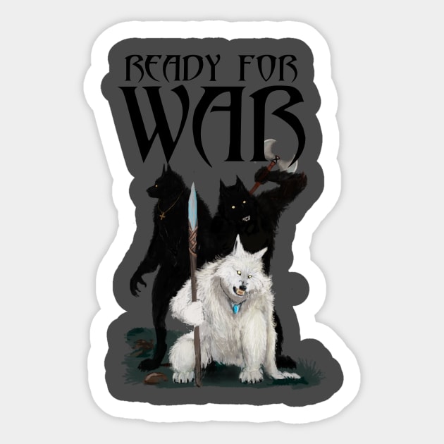 The Pack Sticker by CartoonMyDog!